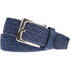 Pasek Pleciony Niebieski Braid. Niebieskie paski męskie LANCERTO, w paski, z bawełny, sportowe. Za 89,90 zł.