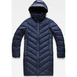 G-Star Raw - Kurtka puchowa. Niebieskie kurtki damskie G-Star RAW, s, bez wzorów, z elastanu, retro, krótkie, z kapturem. W wyprzedaży za 799,90 zł.