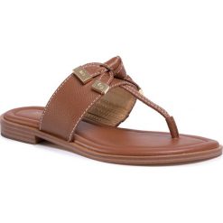 Japonki MICHAEL MICHAEL KORS - Ripley Thong 40S0RIFP2L Luggage. Pomarańczowe klapki damskie MICHAEL Michael Kors, bez wzorów, ze skóry, bez obcasa, na obcasie. Za 579,00 zł.