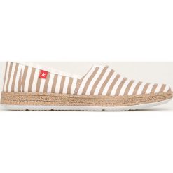 Big Star - Espadryle. Brązowe espadryle damskie BIG STAR, bez wzorów, z materiału, bez obcasa, na obcasie. Za 99,90 zł.