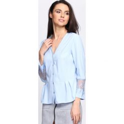 Niebieska Bluzka Cheeks of Rose. Czerwone bluzki longsleeves Born2be, s. Za 49,99 zł.
