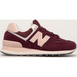 New Balance - Buty WL574LDA. Pomarańczowe buty sportowe damskie ze skóry, sportowe. W wyprzedaży za 269,90 zł.