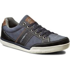 Sneakersy GINO LANETTI - MP40-6097Y Granatowy. Niebieskie sneakersy męskie marki Gino Lanetti, na co dzień, bez wzorów, z zamszu, klasyczne, bez zapięcia. Za 119,99 zł.