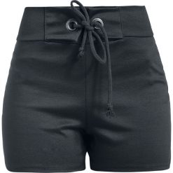 Outer Vision Cloe High Waist Short Krótkie spodenki damskie czarny. Czarne szorty damskie marki Outer Vision, s, z podwyższonym stanem. Za 99,90 zł.