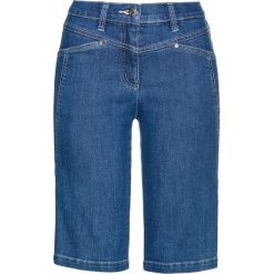 Bermudy dżinsowe bonprix niebieski "stone”. Niebieskie jeansy damskie bonprix. Za 79,99 zł.