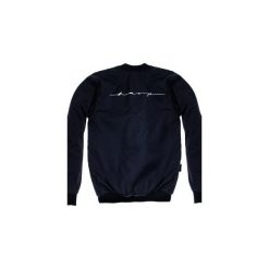 Bomber Harp Black. Czarne kurtki męskie marki Harp Team, s, z haftami, z poliesteru, bez kaptura. Za 251,10 zł.