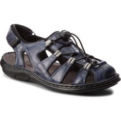 Sandały LASOCKI FOR MEN - MI07-A426-A282-27 Granatowy. Niebieskie klapki męskie Lasocki For Men, ze skóry, bez zapięcia. W wyprzedaży za 99,99 zł.