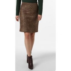 Franco Callegari - Spódnica damska, brązowy. Pomarańczowe spódniczki damskie Franco Callegari, w kratkę, eleganckie. Za 169,95 zł.