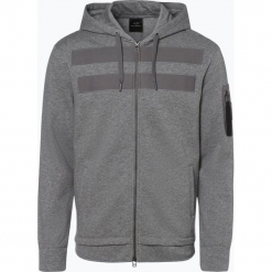Armani Exchange - Męska bluza rozpinana, szary. Czarne bluzy męskie rozpinane marki Armani Exchange, l, z materiału, z kapturem. Za 579,95 zł.