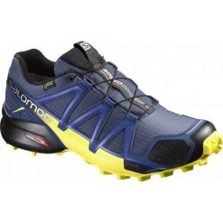 Buty sportowe męskie: Salomon Buty Do Biegania Speedcross 4 Gtx Slateblue/Blue Depth/Yellow 43.3