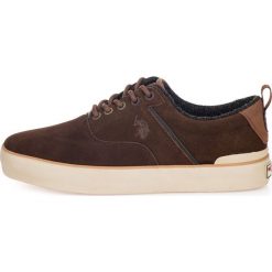 U.S. POLO ASSN. tenisówki męskie Tybalt ANSON7106W9/S1 42 brązowe. Pomarańczowe trampki męskie U.S. Polo Assn., bez wzorów, bez zapięcia. W wyprzedaży za 209,00 zł.