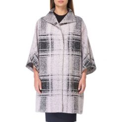 Płaszcz damski 83-9W-100-P. Różowe płaszcze damskie Wittchen, w kratkę, z wełny, eleganckie, długie. Za 399,00 zł.