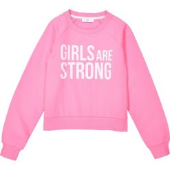 Krótka bluza 10-16 lat. Różowe bluzy dziewczęce marki La Redoute Collections, z bawełny, z długim rękawem, długie. Za 88,16 zł.