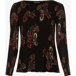 Taifun - Bluzka damska, czarny. Czarne bluzki damskie Taifun, bez wzorów, z materiału, bez kołnierzyka, bez rękawów. Za 329,95 zł.