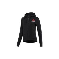 Bluzy Reebok Sport Bluza z kapturem UFC Fight Night Blank Walkout. Czarne bluzy sportowe damskie marki Reebok Sport, s, z kapturem. Za 379,00 zł.