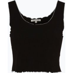 Review - Top damski, czarny. Czarne topy damskie Review, s, bez wzorów, z kontrastowym kołnierzykiem. Za 29,95 zł.