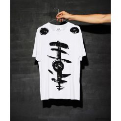 Omo warrior man white. Białe t-shirty męskie marki Pakamera, m, bez wzorów, z wiskozy, klasyczne, z klasycznym kołnierzykiem. Za 129,00 zł.