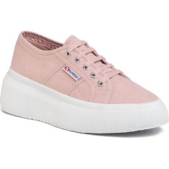 Sneakersy SUPERGA - 2287 Cotw S00DQS0 Pink Smoke XCW. Różowe półbuty damskie Superga, bez wzorów, z tworzywa sztucznego, bez obcasa, na koturnie, bez zapięcia. Za 369,00 zł.