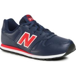 Sneakersy NEW BALANCE - YC373ENO Granatowy. Niebieskie trampki chłopięce New Balance, bez wzorów, ze skóry ekologicznej, na sznurówki. Za 249,00 zł.