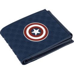 Portfele męskie: Captain America Shield Portfel niebieski/biały/czerwony