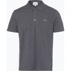 Lacoste - Męska koszulka polo, szary. Szare koszulki polo Lacoste, l, ze skóry. Za 249,95 zł.