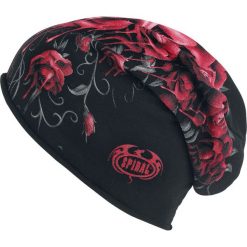 Spiral Blood Rose Beanie czarny. Czarne czapki damskie marki Spiral, bez wzorów. Za 62,90 zł.