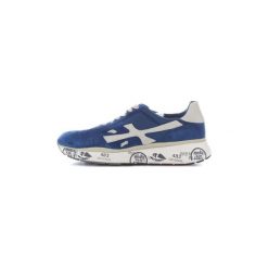 Buty Premiata MATTEW 3810. Niebieskie trampki męskie marki Premiata, bez wzorów, bez zapięcia. Za 927,64 zł.