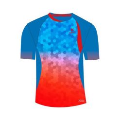 T-shirty chłopięce: Huari Croke junior t-shirt french blue/fiery red r. 164 cm