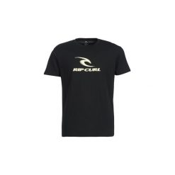 T-shirty z krótkim rękawem Rip Curl ICONIC. Czarne t-shirty męskie Rip Curl, s, bez wzorów, bez kołnierzyka, krótkie. Za 129,00 zł.