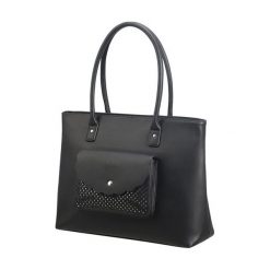 American Tourister Luna Pop 14.1" czarna. Czarne torby na laptopa Samsonite, bez wzorów, z materiału. Za 179,00 zł.