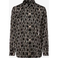 Comma - Bluzka damska, czarny. Czarne bluzki damskie comma, bez wzorów, eleganckie, bez kołnierzyka, bez rękawów. Za 229,95 zł.