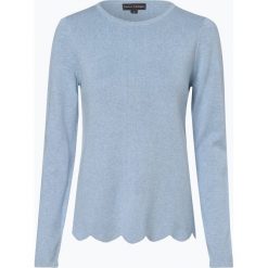 Franco Callegari - Sweter damski, niebieski. Niebieskie swetry damskie Franco Callegari, xl, bez wzorów, z bawełny, eleganckie, bez rękawów, bez kaptura. Za 79,95 zł.