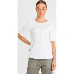 T-SHIRT U&B twinset. Białe t-shirty damskie xs, z materiału. Za 379,00 zł.
