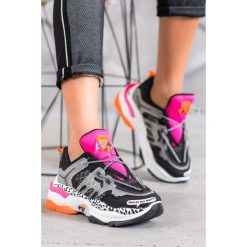Sneakersy z kolorowymi wstawkami. Sneakersy damskie BELLA PARIS, ze skóry ekologicznej. Za 107,90 zł.