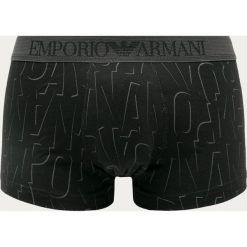 Emporio Armani - Bokserki. Czarne bokserki męskie Emporio Armani, bez wzorów, z elastanu. Za 149,90 zł.