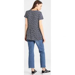 T-shirty damskie: JoJo Maman Bébé FLORAL PEPLUM Tshirt z nadrukiem navy