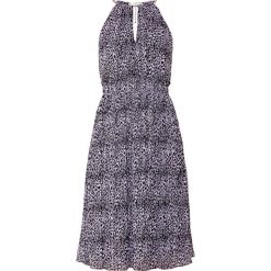 MICHAEL Michael Kors CHAIN MIDI DRESS Sukienka letnia black/white. Czarne sukienki letnie marki MICHAEL Michael Kors, xs, z materiału, midi. Za 989,00 zł.