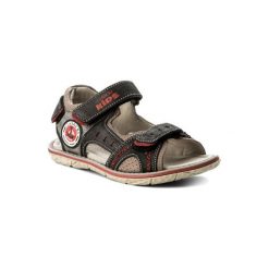 LASOCKI KIDS CI12-BOSTON-01(III)CH. Czarne sandały chłopięce Lasocki Kids, ze skóry, bez zapięcia. Za 89,99 zł.