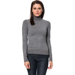 Golfy damskie: Sweter w kolorze antracytowym