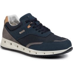 Sneakersy IGI&CO - GORE-TEX 5125300 Azzurro. Niebieskie sneakersy męskie IGI&CO, na co dzień, bez wzorów, ze skóry, klasyczne, bez zapięcia. W wyprzedaży za 399,00 zł.
