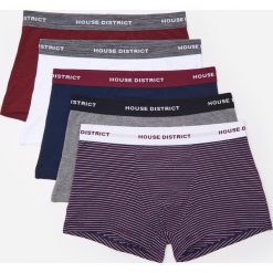 5 pack bokserek - Wielobarwny. Bokserki męskie House, bez wzorów. Za 89,99 zł.