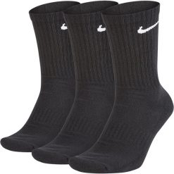 NIKE COTTON CUSHION CREW 3PAK > SX7664-010. Skarpetki męskie Nike, bez wzorów, z bawełny. Za 49,99 zł.