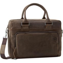 Torba na laptopa STRELLSON - Richmond 4010001265 Dark Brown 702. Pomarańczowe torby męskie skórzane Strellson, bez wzorów, ze skóry, młodzieżowe. Za 989,00 zł.