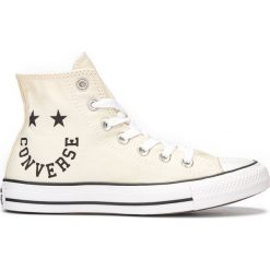 Converse Cheerful Chuck Taylor All Star Hi Tenisówki Biały. Białe trampki męskie Converse, bez wzorów, z materiału, retro, bez zapięcia. Za 343,95 zł.