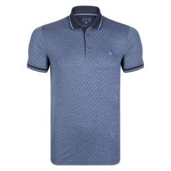 Giorgio Di Mare Koszulka Polo Męska L Niebieska. Niebieskie koszulki męskie Giorgio di Mare, m, bez wzorów, eleganckie, polo, bez rękawów. Za 139,00 zł.