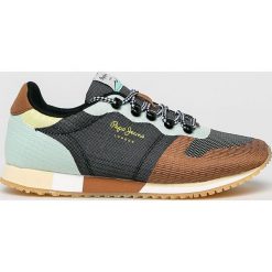 Pepe Jeans - Buty. Różowe buty sportowe damskie Pepe Jeans, bez wzorów, z jeansu, sportowe. W wyprzedaży za 249,90 zł.