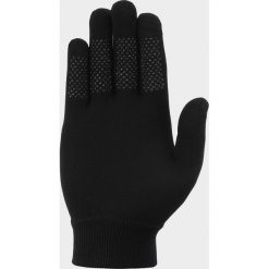 Rękawiczki Touch Screen uniseks. Pomarańczowe rękawiczki damskie bez wzorów, z dzianiny. Za 19,99 zł.