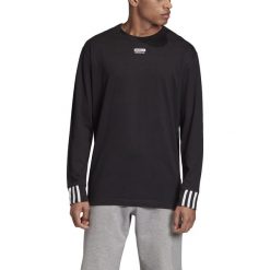 MĘSKA BLUZA ADIDAS FLS (XXL). Bluzy męskie Adidas, xxl, bez wzorów, z bawełny, klasyczne, bez kołnierzyka, z długim rękawem, długie, bez kaptura. Za 139,99 zł.