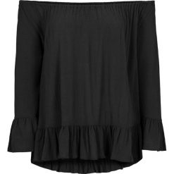 Bluzki damskie: Bluzka „carmen” bonprix czarny