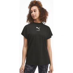 Puma Nu-Tility Koszulka Czarny. Czarne koszulki damskie Puma, xs, z nadrukiem, z bawełny, bez kołnierzyka, z krótkim rękawem. Za 111,95 zł.